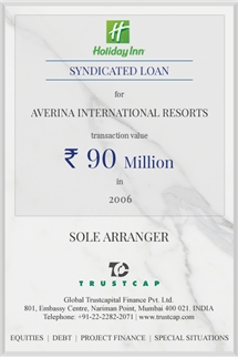 Syndicated Loan of Project & Structured Finance for Averina International Resorts