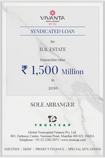 Syndicated Loan of Project & Structured Finance for H.B. Estate