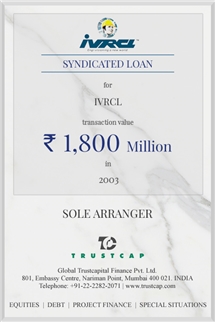 Syndicated Loan of Project & Structured Finance for IVRCL