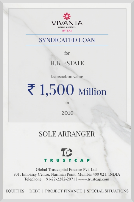Syndicated Loan of Project & Structured Finance for H.B. Estate